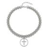 Meier Wide chain collarbone chain, cross necklace, male and female personality exaggerated heavy industry Yabi accessories