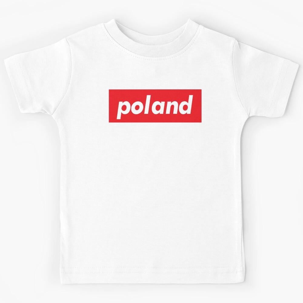 Poland Polish Poland Raised Me Kids T-Shirt 170