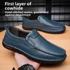 Ekte Lær Menns Fritidssko Klassikere Forretnings Pensko Mokasiner Slip-on Loafers Kjøresko for Menn Flat Sko