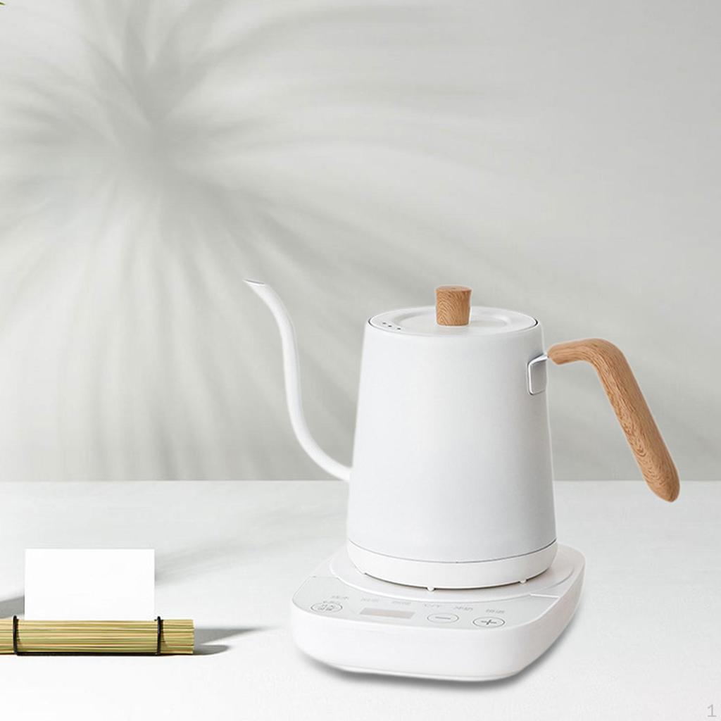 1000W Gooseneck Electric Kettle, Multifunction, Fast Boiling Insulation, Ideal for Picnics, Offices,