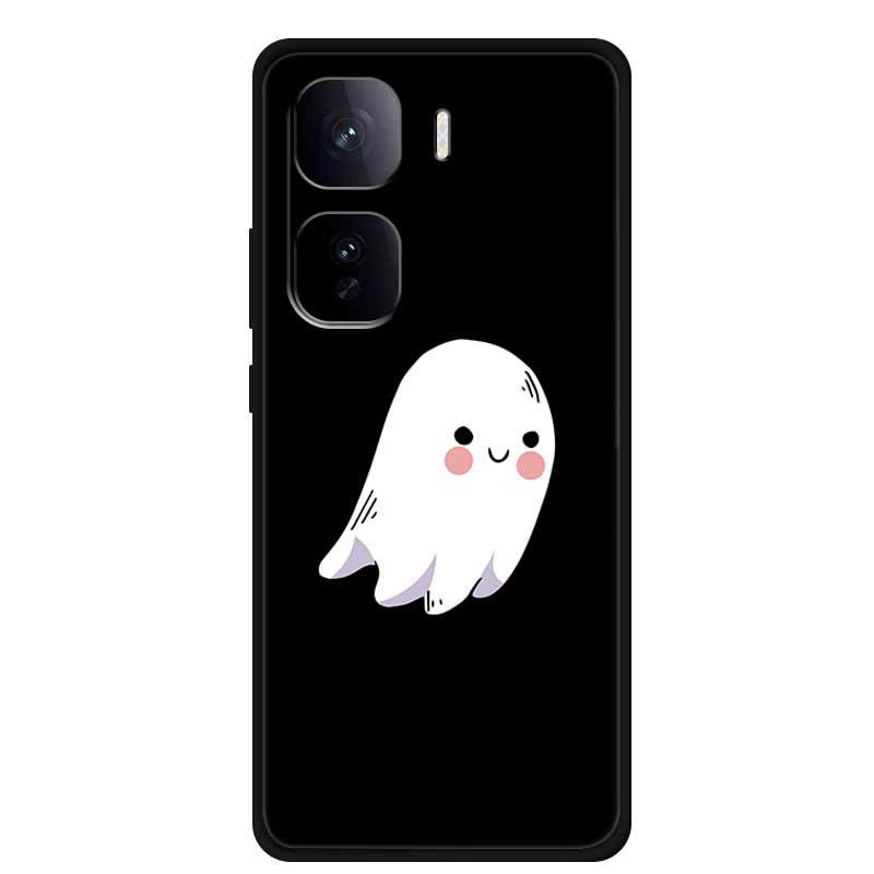 Black Silicone Case For Vivo iQOO Neo 10 Pro Plus Case Cartoon Coque Soft Back Cover For Vivo iQOO Neo 9s Pro Plus Case Funda
