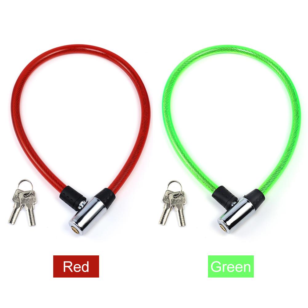 Multipurpose Bike Safety Lock for Bicycle Electric Vehicle Motorcycle Door Anti-theft Universal Safety Steel Wire Lock