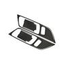 1Set Carbon Fiber Look Interior Door Handle Cover Trim For Ford Mustang 2015-21