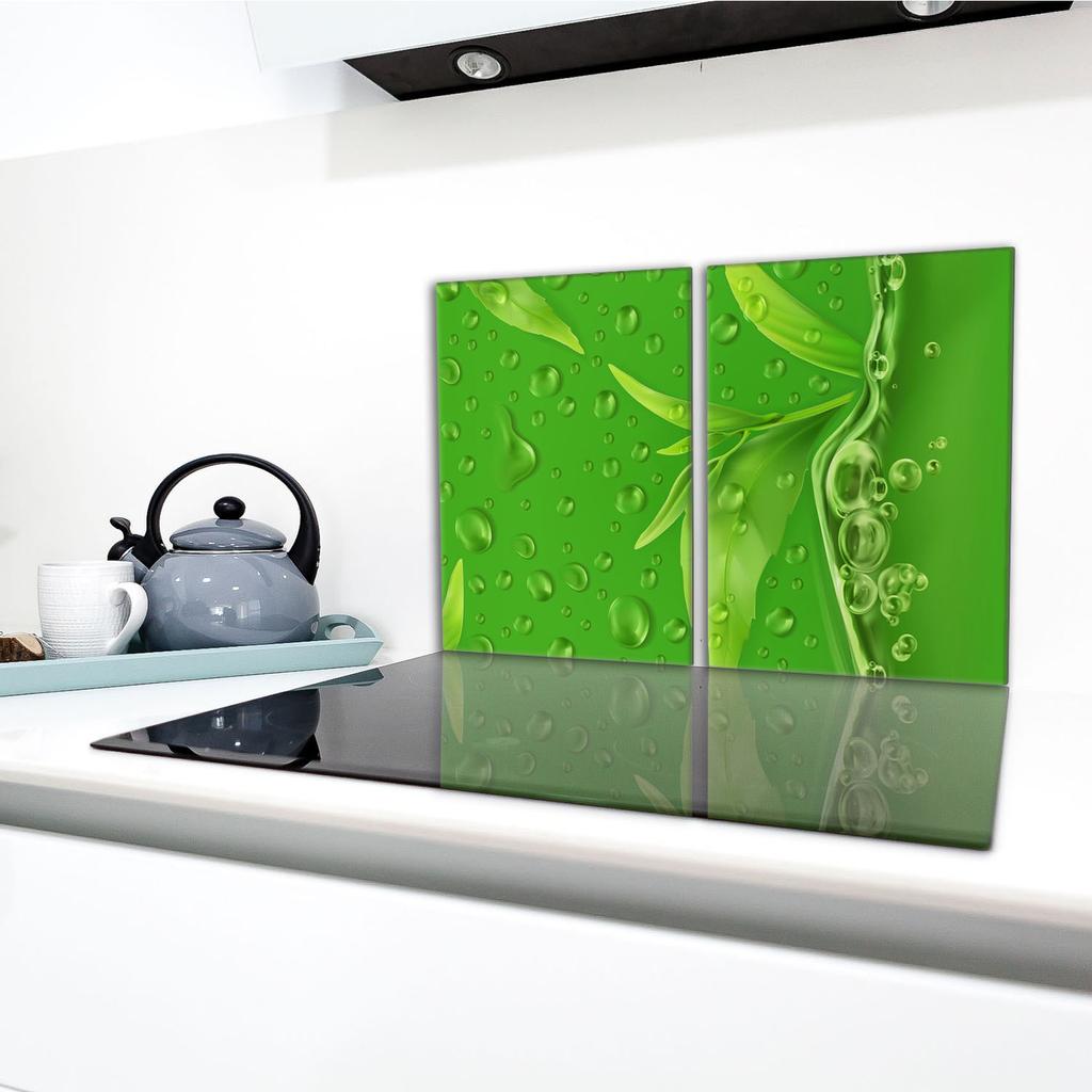 Glass Stove Protector 2x40x52 Leaves