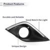 Front Right Fog Light Grill for Mitsubishi Outlander 2016-2019 Front Lower Bumper Fog Light Cover Inserts ABS 1 Pc