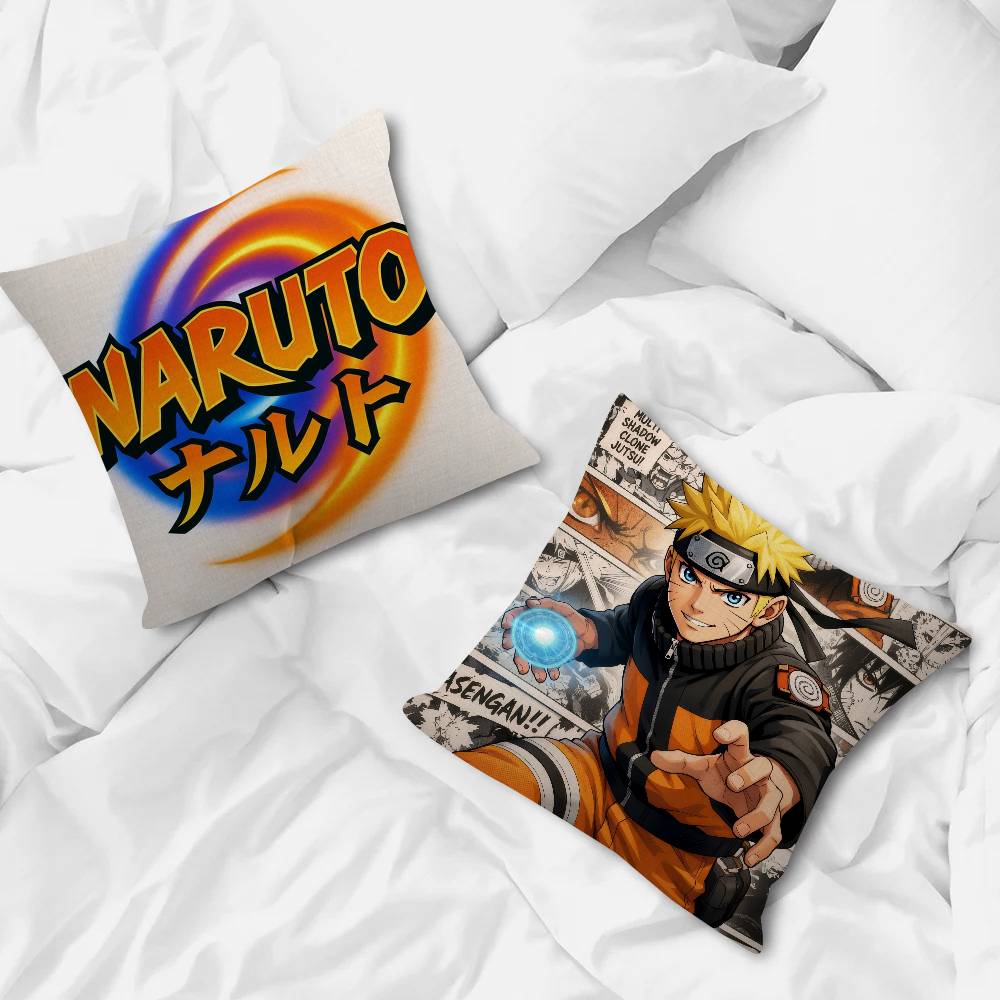 Anime Uzumaki Naruto  Cushion Cover 30x50 Polyester Sofa Cushions Decorative Throw Pillows Home Decoration Pillowcover