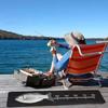 Landing Mat Fishing Gear for Anglers Portable Fish Protections Pad Foldable Fishing Unhooking Mat with Measuring Scale