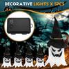 5pcs New Halloween LED decorative lights ghost hanging lights and Ghost Festival room atmosphere decoration lights