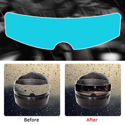 Universal Motorcycle Helmet Anti-fog Film and Rainproof Film Durable Nano Coating Sticker Film Helmet Accessories Electric Car