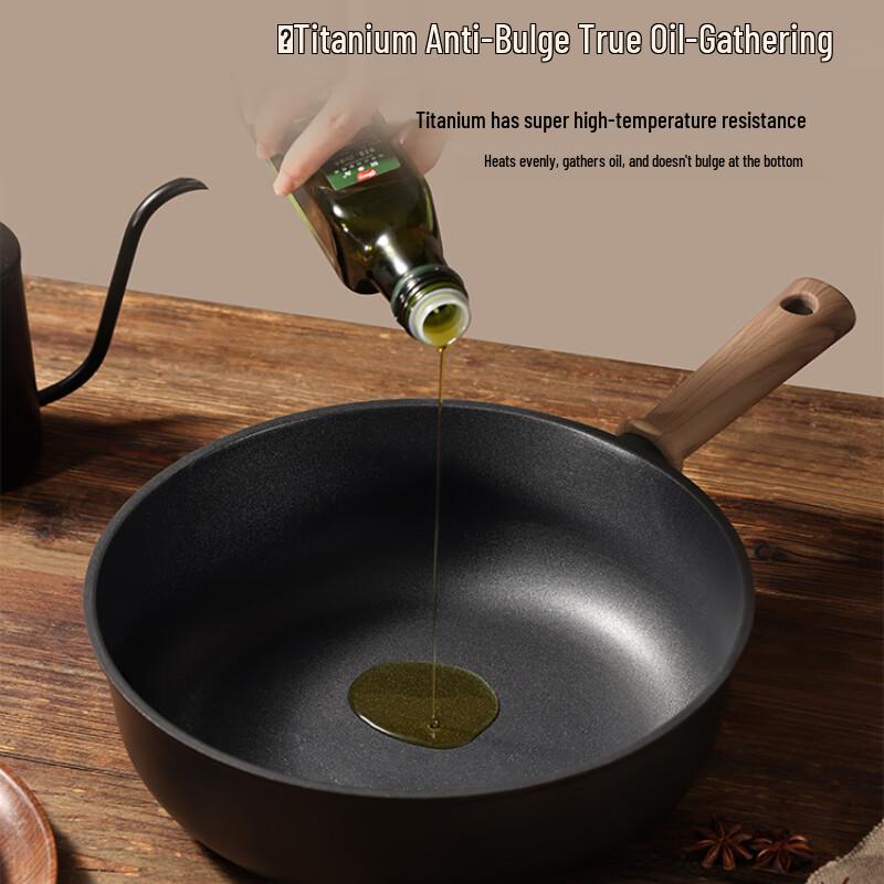 Sule 28cm Non-stick Deep Frying Pan with Lid