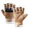 Tactical Half-Finger Gloves Men Softshell Outdoor Sports Cycling Anti-Slip Durable Ultra-Suede