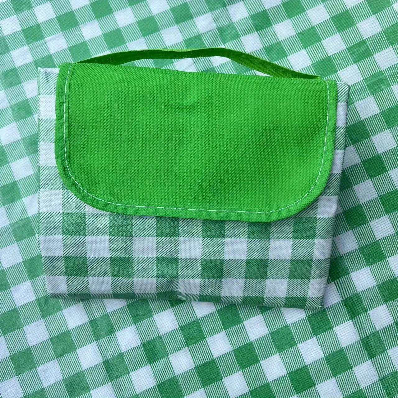 

Коврик для пикника на открытом воздухе - большое портативное кемпинговое одеяло для пляжа, парка, барбекю и семейного отдыха в помещении и на открытом воздухе 1.5*2 m зелёный