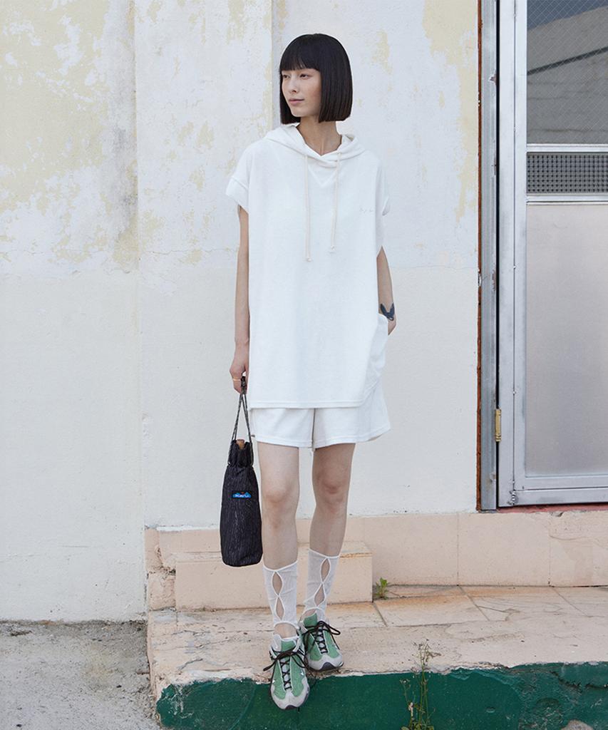 Monokeulom Terry Crop Top (White)