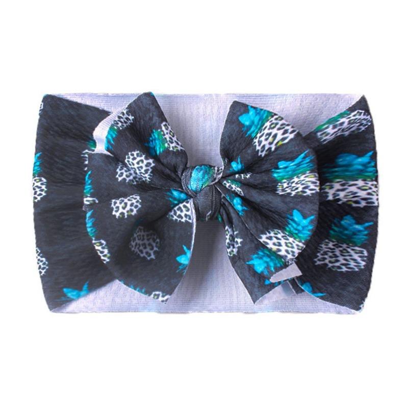 New Baby Hair Accessories, Children's DIY Fabric Headband, Baby Printed Bow Headband Headscarf