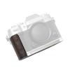 SIUTATDSH Camera Grip for Fujifilm X-T50/XT50 Cameras, with L-Shaped Quick Release Plate, Solid Wood Handle, and Tripod Mount (Ebony and Silver Plate)