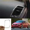 For Kia K5 Optima 2011-2015 Chrome Steel Console AC Right Air Outlet Vent Frame