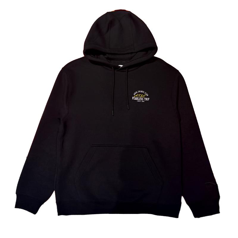 

Anta Casual Comfortable Versatile Long Sleeve Hooded Sweatshirt Men tops Basic-Black 152448701S-4