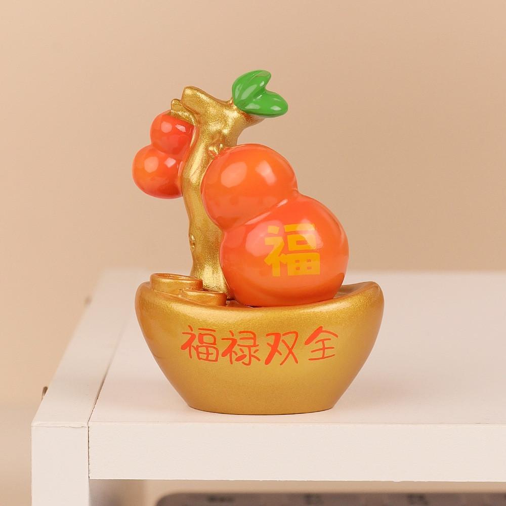 

Style Resin Prosperity Tree Desktop Decor For Office Gift Ideas оранжевый