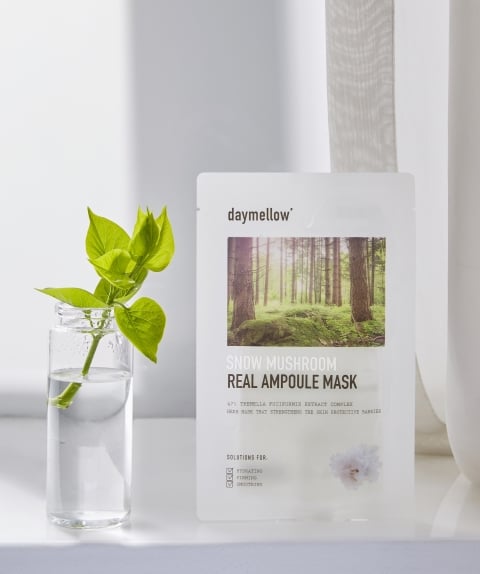 Daymellow Snow Mushroom Real Ampoule Mask Pack (5 sheets) Snow Mushroom Real Ampoule Mask Pack