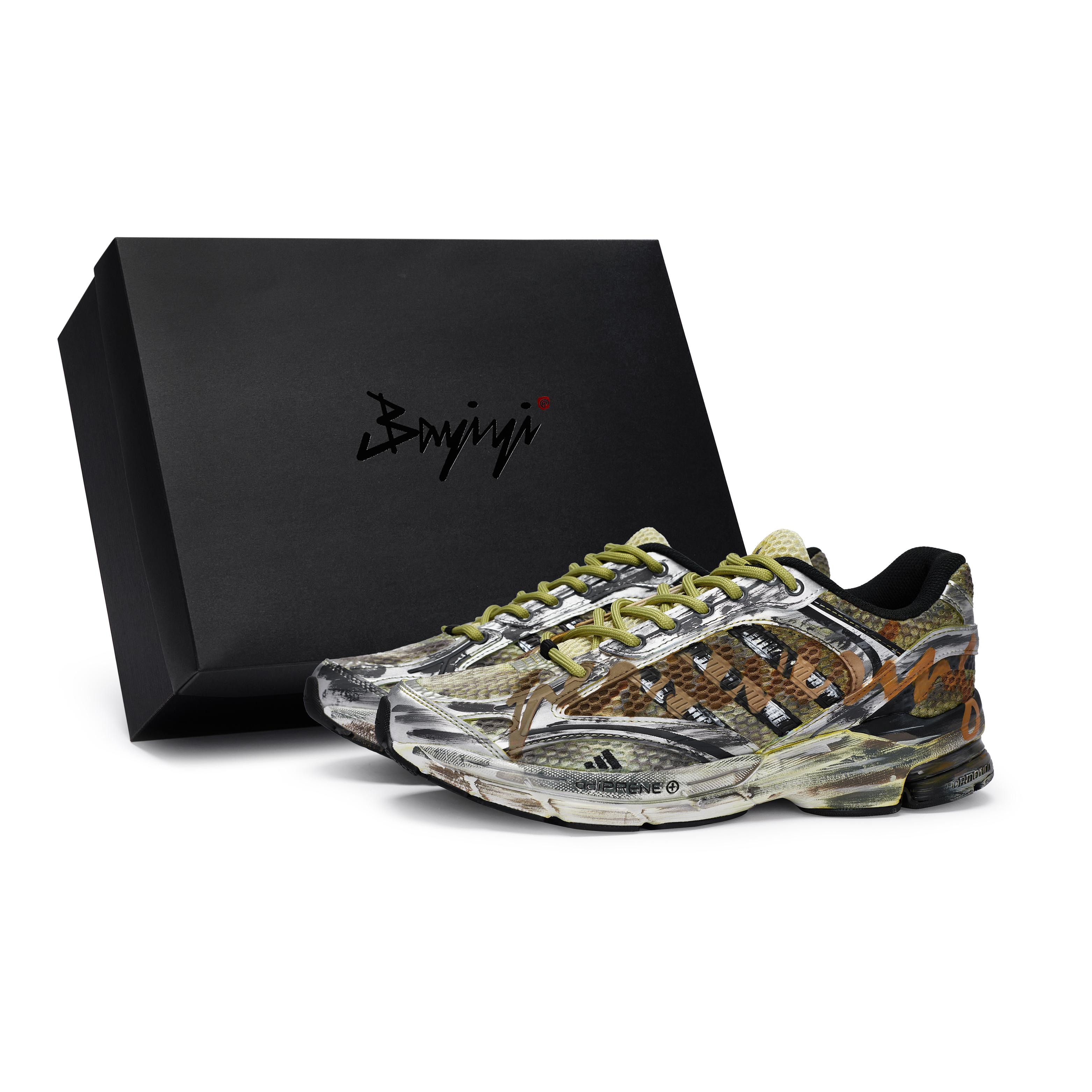 

Adidas SPIRITAIN 2.0 Slip Resistant Abrasion Resistant Low top Running Shoes Unisex Yellow Silver IH0274(Team80-S-BOX) 43⅓