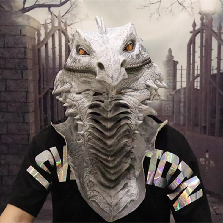 Kustīgi Žokļi Dinozaura Skeleta Galvas Maska
