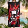 OGC Nice FC Druck Schnelltrocknendes Strandtuch Mikrofaser Saugfähig Tragbares Reise-Handtuch zum Schwimmen