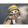 Stuffed 20cm Uzumaki Naruto Handsome Cosplay Plush Cotton Doll Toys for Kids With Skeleton Baby Change Clothes Gift