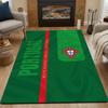 Portugal Pride Design Patterned carpet, non slip mat suitable for living room and bedroom sofas