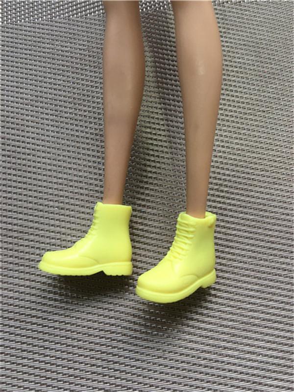 Doll Shoes High Heels Slope Heel Martin Boots Slipper Fashion Shoes for 1/6 FR/PP Doll DIY Doll Parts