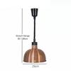 Commercial Food Heating Lamp Restaurant Telescopic Hanging Food Warming Lamp Parties Buffet Food Warmer Lamp