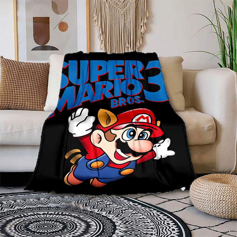 1pcSuper Mario Bros. 3: Soft Comfortable Blanket - Perfect for All Seasons, Ideal Gift for Gamers Ev