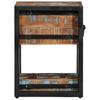 Nightstand 30 X 30 X 40 Cm Solid Upcycled Wood