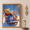 Diamond Art Painting Kit – Winter Friends Sparkling Craft, Home Wall Decor, Handmade Gift