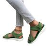 Women's Summer Platform Beach Sandals Adjustable Hook and Loop Sports Sandals Lightweight Non-Slip Sole Comfortable Fit
