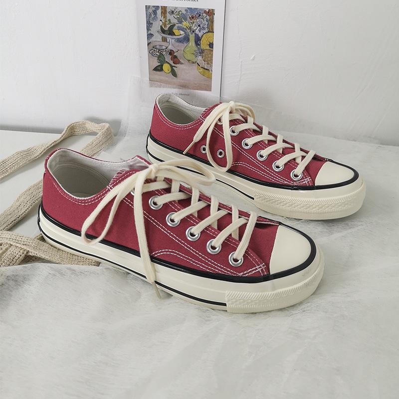 Canvas Shoes Female Low-top Student Couple Shoes Casual Shoes 18