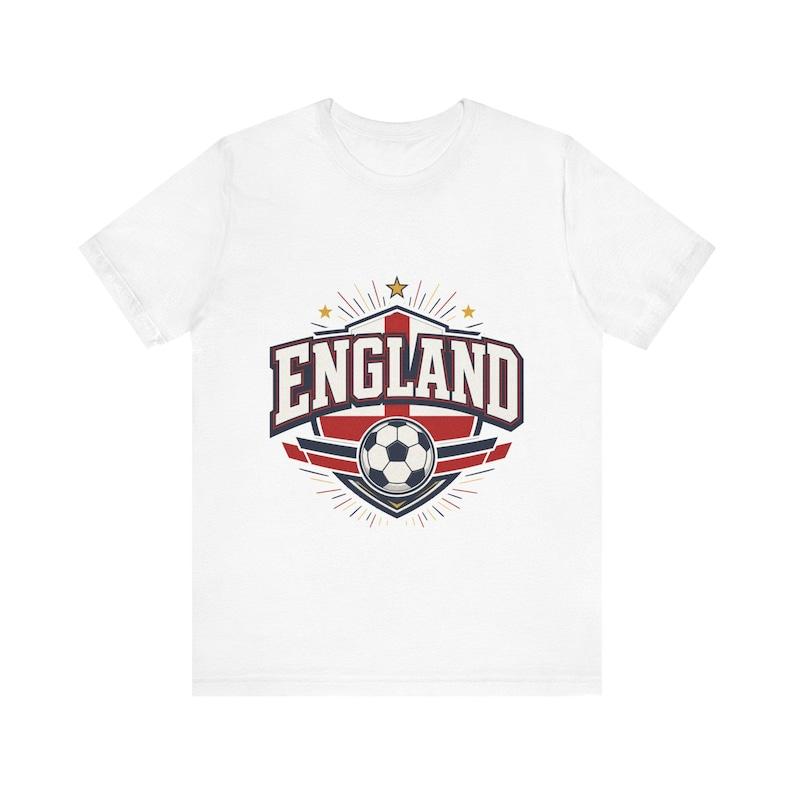 England Soccer T Shirt, ENGLAND Tournament Fan Tee, Country Football Supporter Shirt 4XL