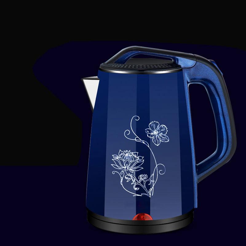 2.3L Heat Preservation Electric Kettle Household Anti-dry-burning Large-capacity Kettle Double-layer Anti-scalding Stainless Steel Kettle