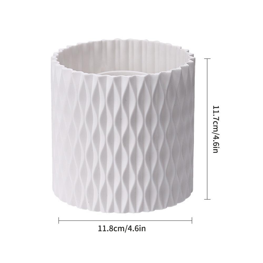 

1 шт. Настольный ящик для хранения канцелярских товаров Коробка для хранения помады и косметики Легкий роскошный стакан Вращающаяся подставка для ручек