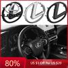 2026 Autocollants Intérieurs Chauds Logo de Voiture Centre de Volant Emblème Boucle Pour LS LC ES RZ IS350 ES300 GS350 CT200h GX460 LX5