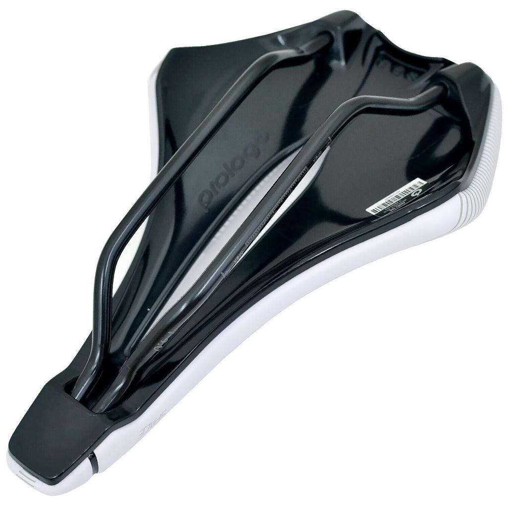 Prologo Dimension Space Rail Bicycle Road Triathlon PR2802 T4.0 Saddle, White,