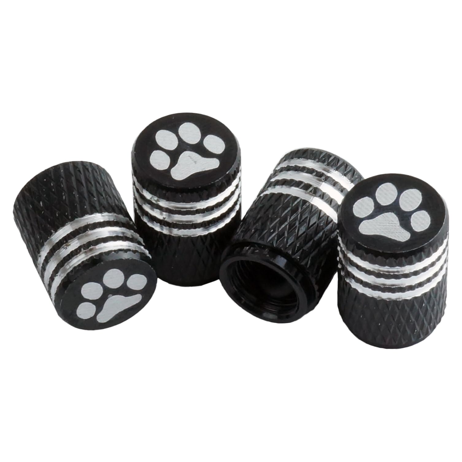 

prendre Valve Cap Air Valve Cap 4 Pieces Tire Paw чёрный