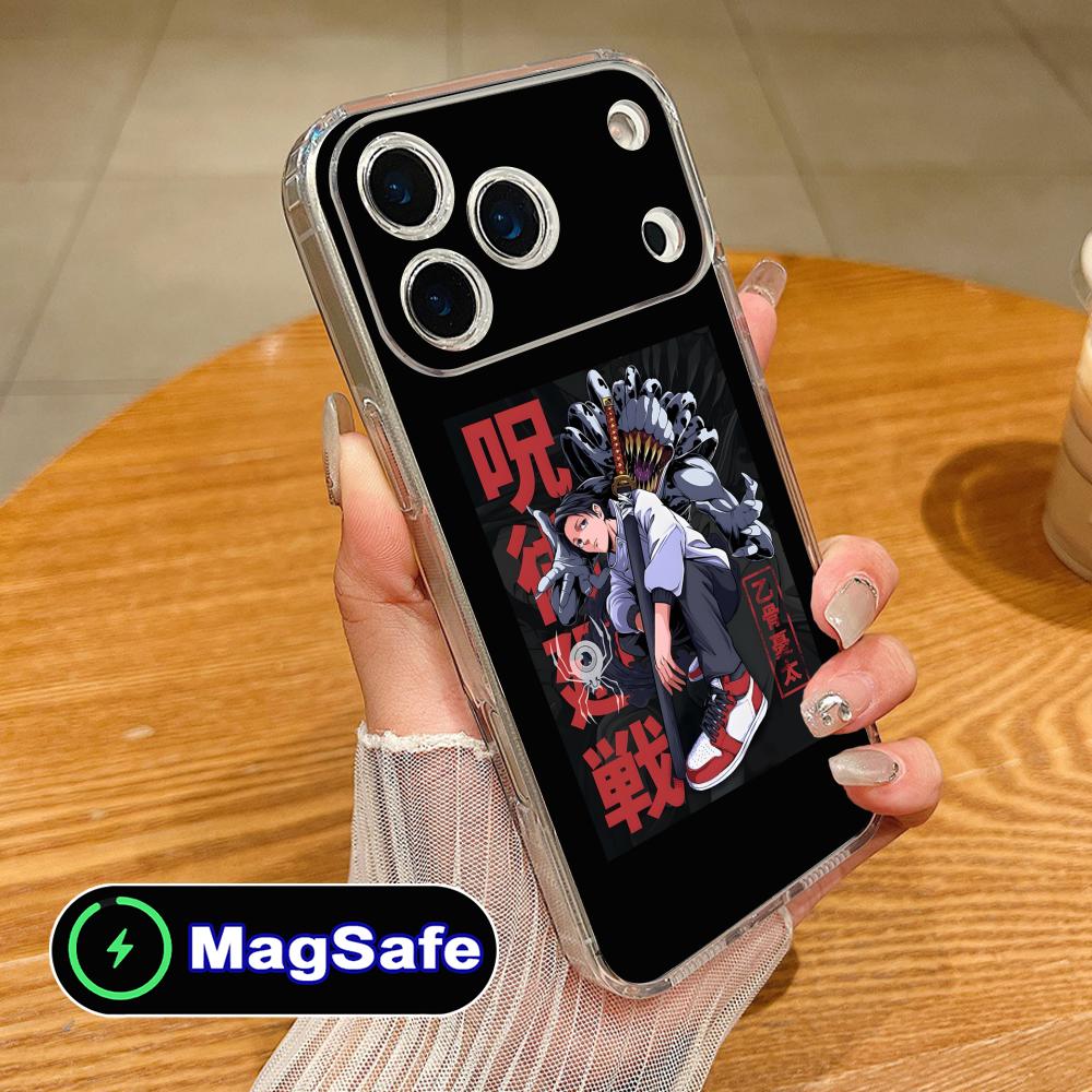Jujutsu Kaisen Yuta Okkotsu Handyhülle für iPhone 17 16 15 14 13 12 11 Air Pro Max Plus Mini Magsafe Klare Bunte Hülle Hübsch