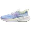 Li Ning Fei Dian Discovery One Piece Woven Sports Breathable Low Top Running Shoes Women Sneaker Blue White ARMR006-4
