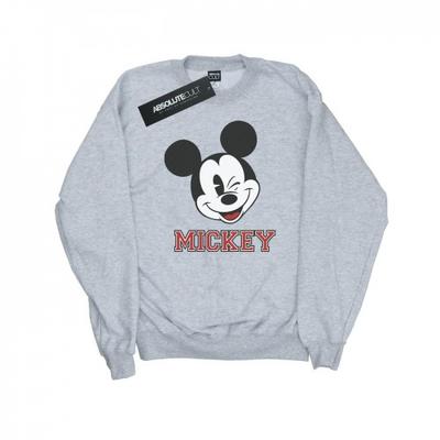 Kadın/Bayan Mickey Mouse Yüz Sweatshirt