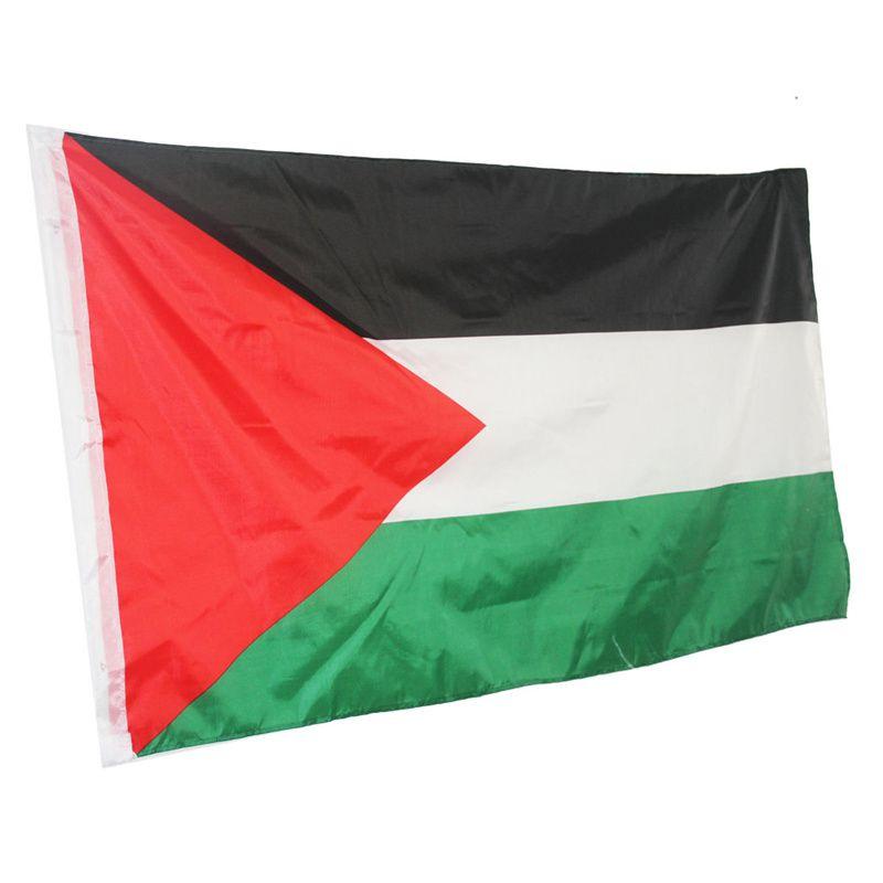 Flag Palestine 150x90cm Large Polyester Freedom Gaza Palestinian Festival Decor