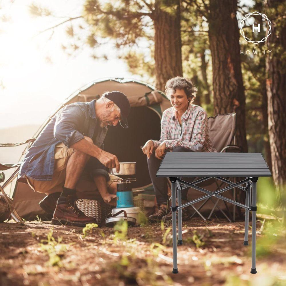 HOMLLY Joqii Foldable Outdoor Camping Table Chair