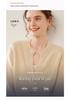 Women's Cashmere Knit Cardigan - Autumn/Winter, Single-Breasted, Round Neck, Loose Fit, Slimming, Solid Color.