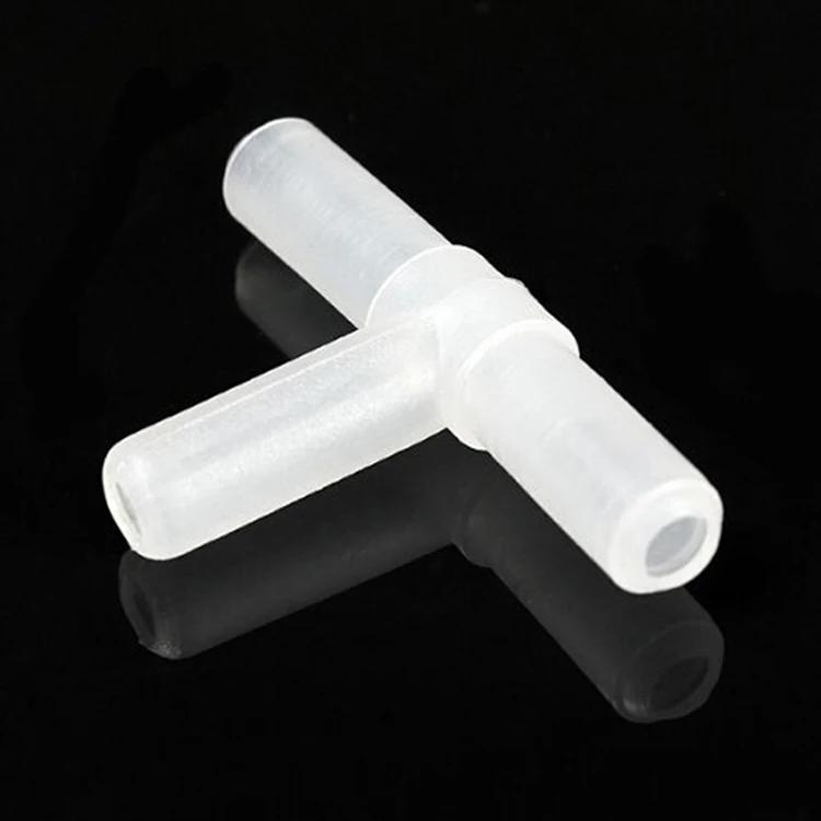 HOT! 10pcs Plastic Aquarium Air Tee Joints T 3 Ways Joints T-junction Fish Tank Air Pump Line Tubing Pipeline Connectors