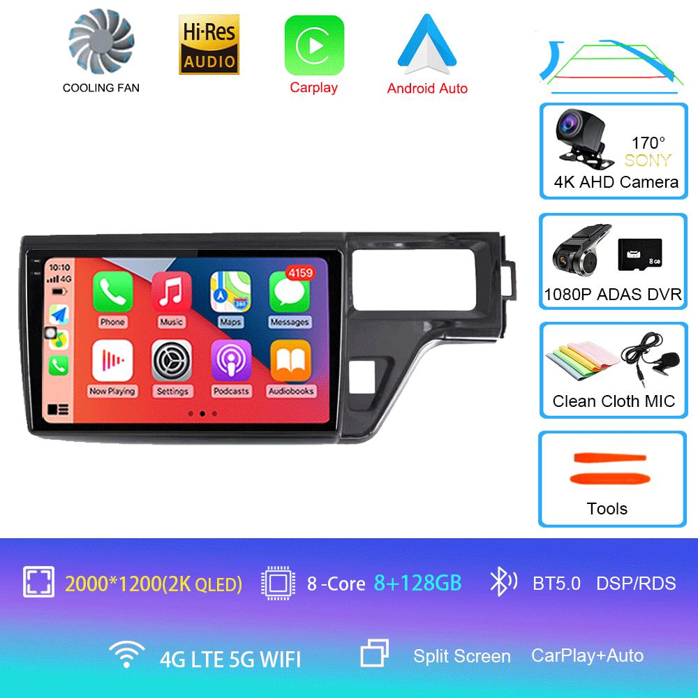 Android 14 Car Radio For Honda Stepwgn 5 2015 - 2021 Right Drive Player Multimedia Navigation Stereo GPS No 2din 2 Din Dvd