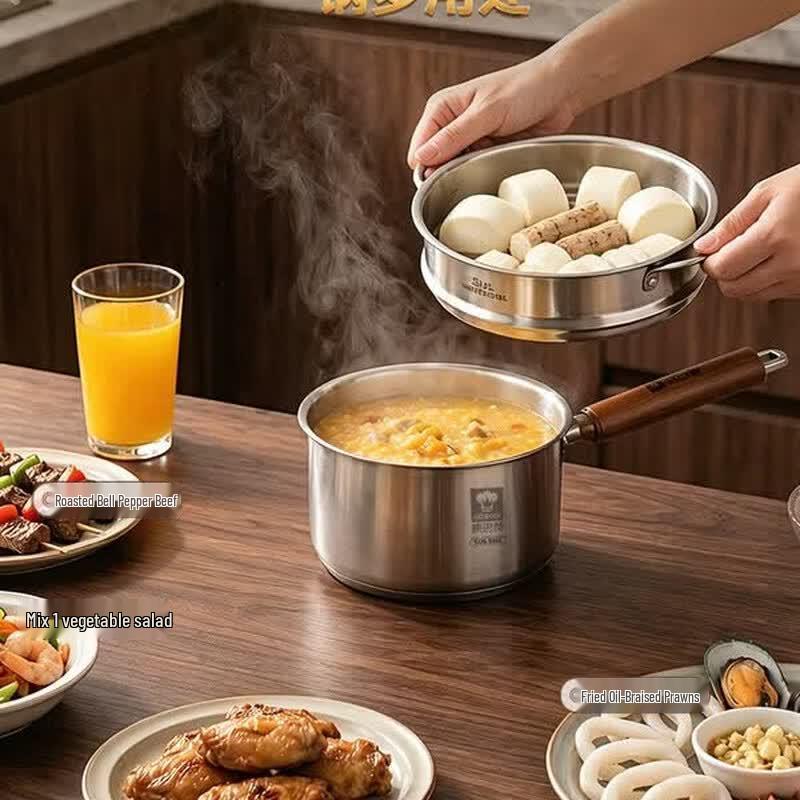 KOBACH 316L Stainless Steel Healthy Milk Pot